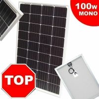 55419 - Solarpanel 100W - Monokristallin Solarzelle Solar