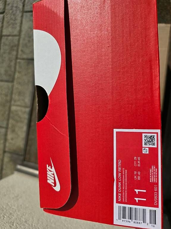 Nike Scarpe da uomo: Nike Dunk Low Retro EU 45 – Usato da Vernier venduto da Busarakam 1