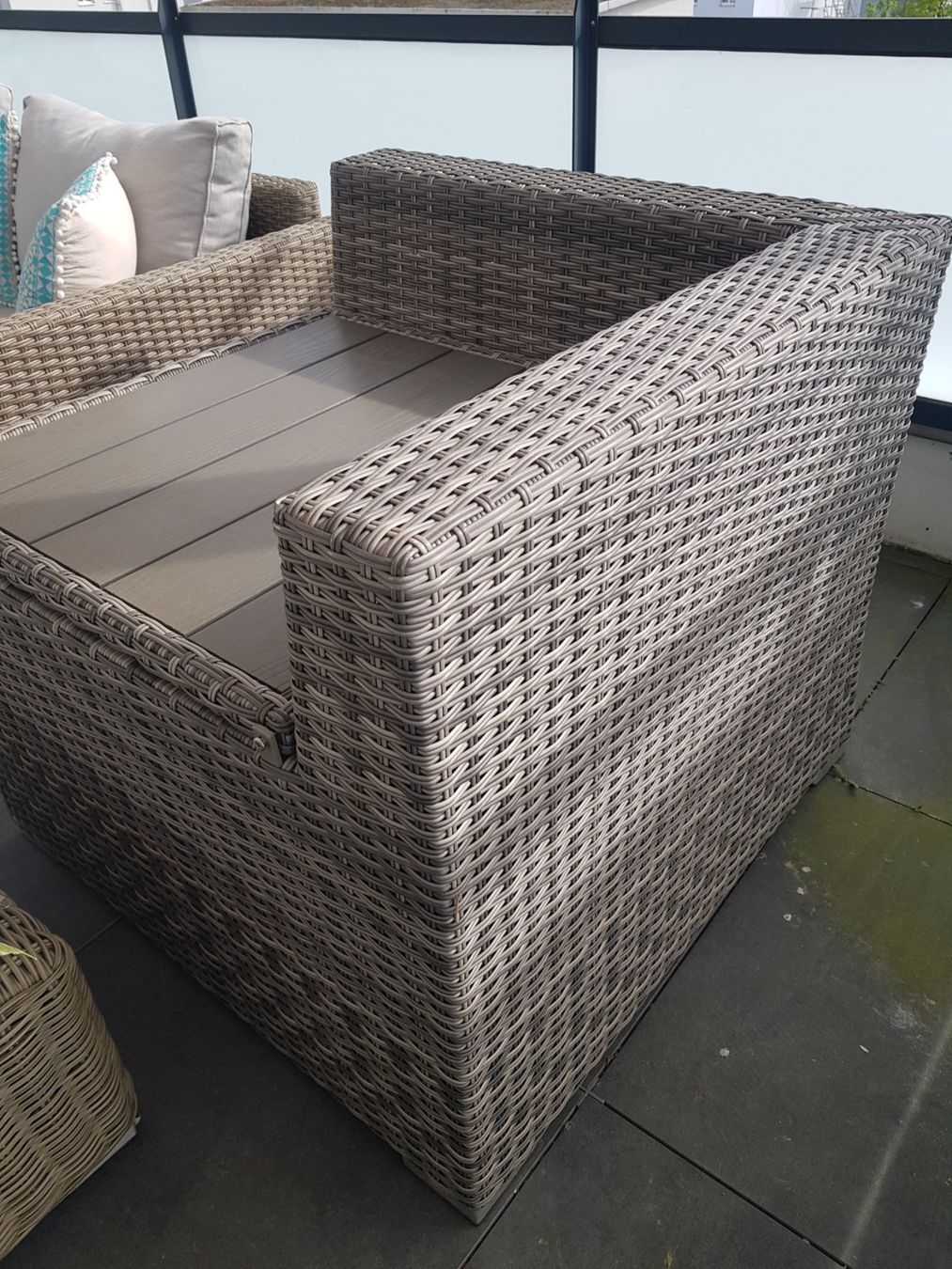 Box contenitori: LOUNGE ECKELEMENT MIT ABLAGEFLÄCHE / STAURAUM/ N.P 290.- – Nuovo (secondo la descrizione) da Root venduto da LifestyleAccessoires 3