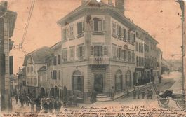 Orbe (VD) Grand Pont Strasse und Altstadt x NEW YORK 1902