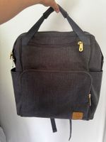 Graue Wickeltasche / Rucksack