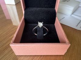 Atasay Diamantring 0.33ct F SI - Gold - NEU mit Zertifikat