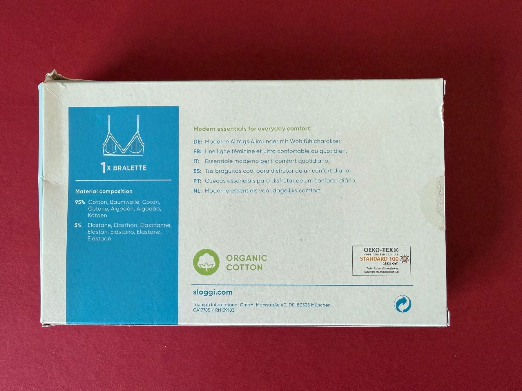 Sloggi Altra biancheria intima: SLOGGI, Bralette GO RIBBED, Grösse M, Farbe Hellbraun – Nuovo e nell'imballaggio originale da Rudolfstetten venduto da gst_g7xl 2