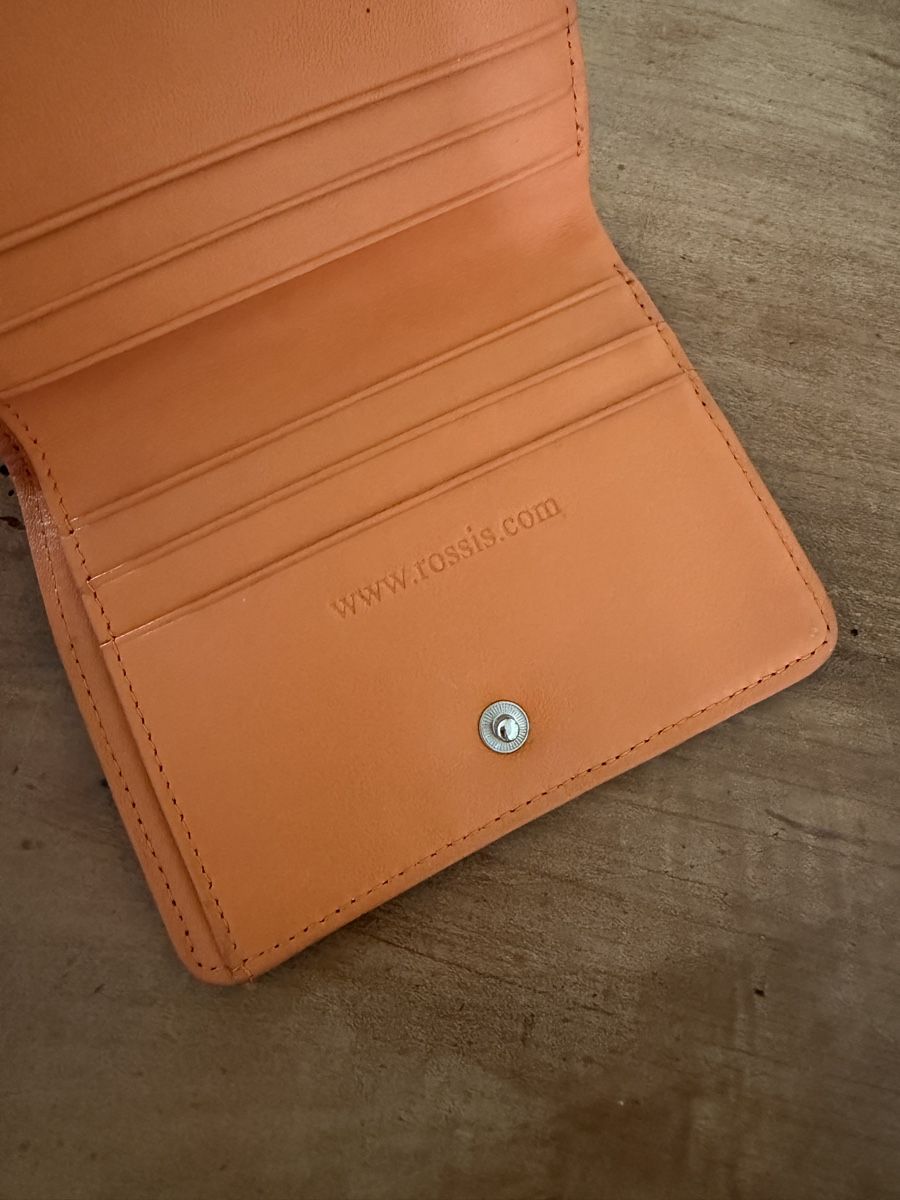 Portafogli: Geldbörse Rossi, Leder schwarz orange – Usato da Buchs AG venduto da bselina 4