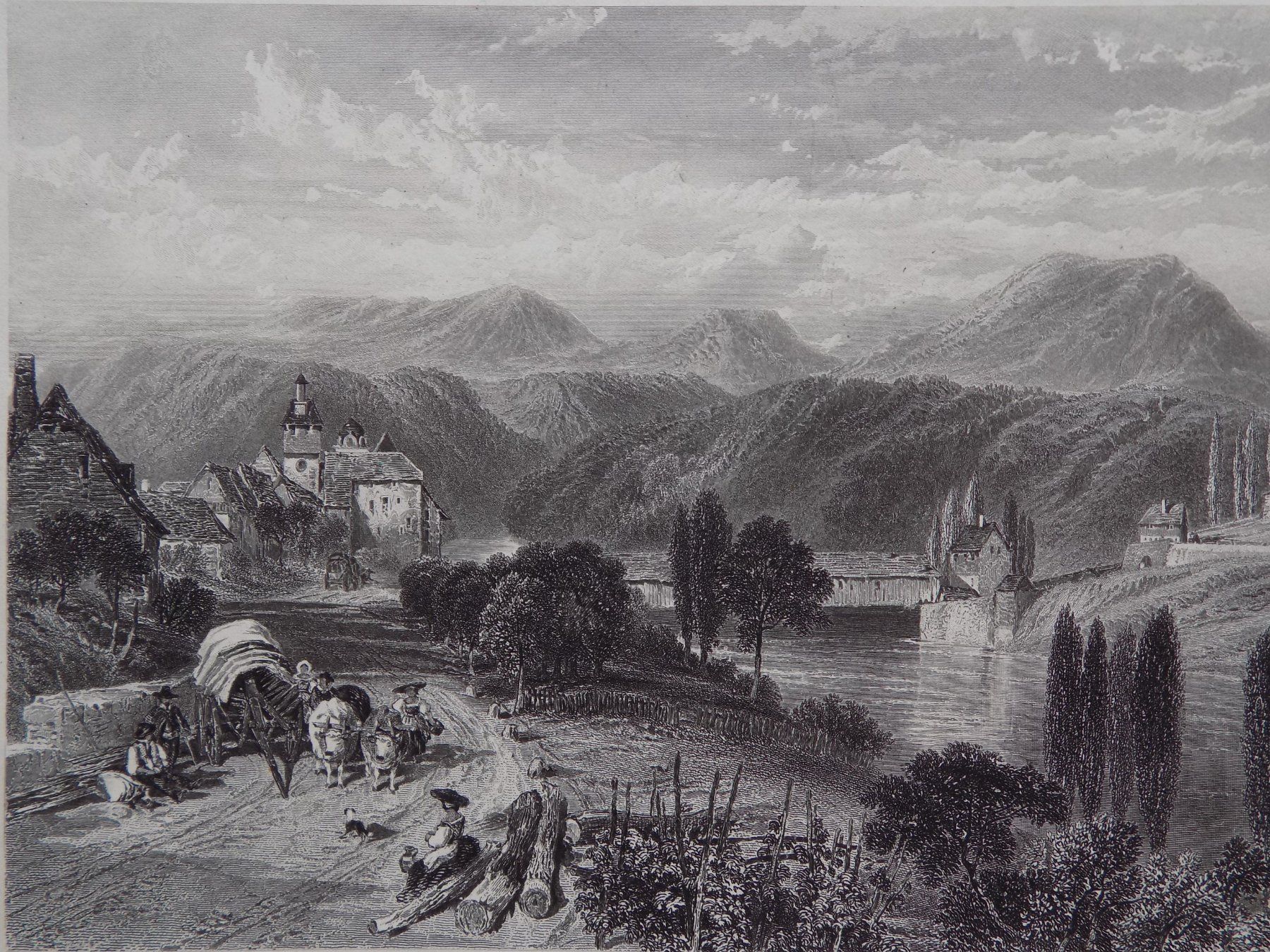 Gravures: Eglisau Stahlstich von Forster – D'occasion à Risch par Rischli15 1