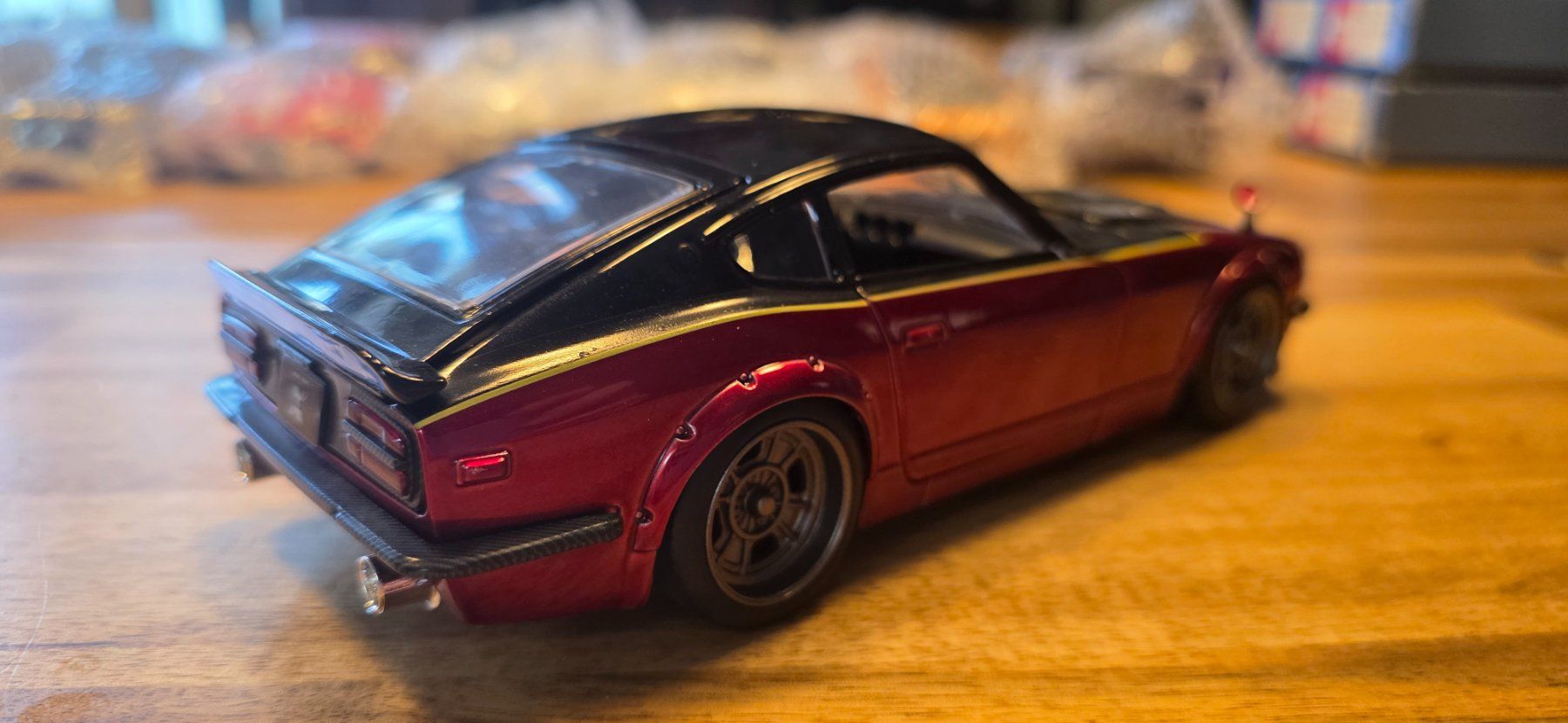 Nissan Modellini d'auto: Modellauto 1972 Datsun 240Z rot 1/24 – Usato da Hochfelden venduto da Danizh0 1