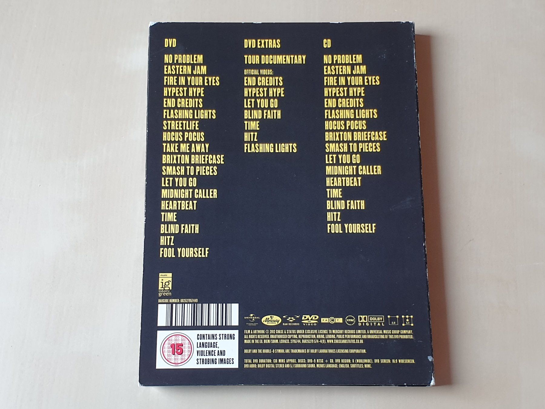 Alle DVDs: Chase and Status live at Brixton Academy NTSC – Gebraucht aus Stansstad von collectorsshop 1