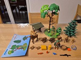 Playmobil 4208, Hochsitz mit Wildfütterung