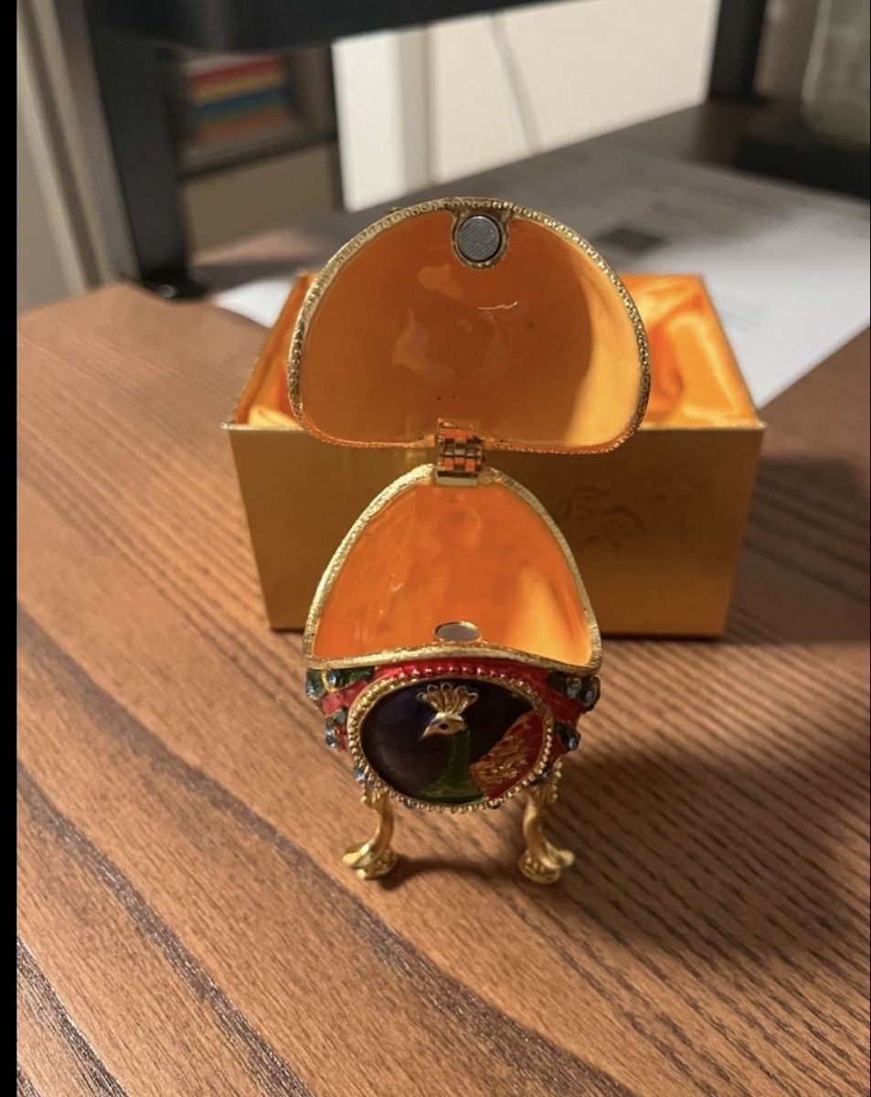 Tutte le decorazioni: Vintage-Inspired Peacock Trinket Egg – Nuovo (secondo la descrizione) da Altendorf venduto da gio_86dc 2