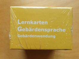 Lernkarten Gebärdensprache Gebärdenwendung DSGS