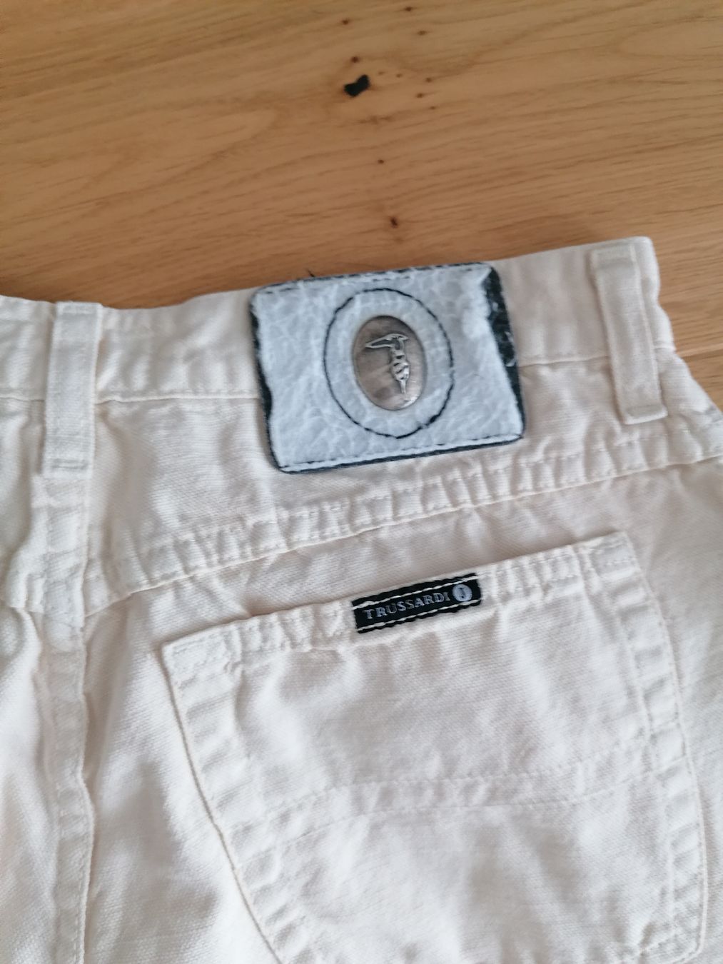 Trussardi Hosen: Trussardi Jeans aus Baumwolle-Leinen-Mix – Gebraucht aus Schönenbuch von sop_n7zd 2