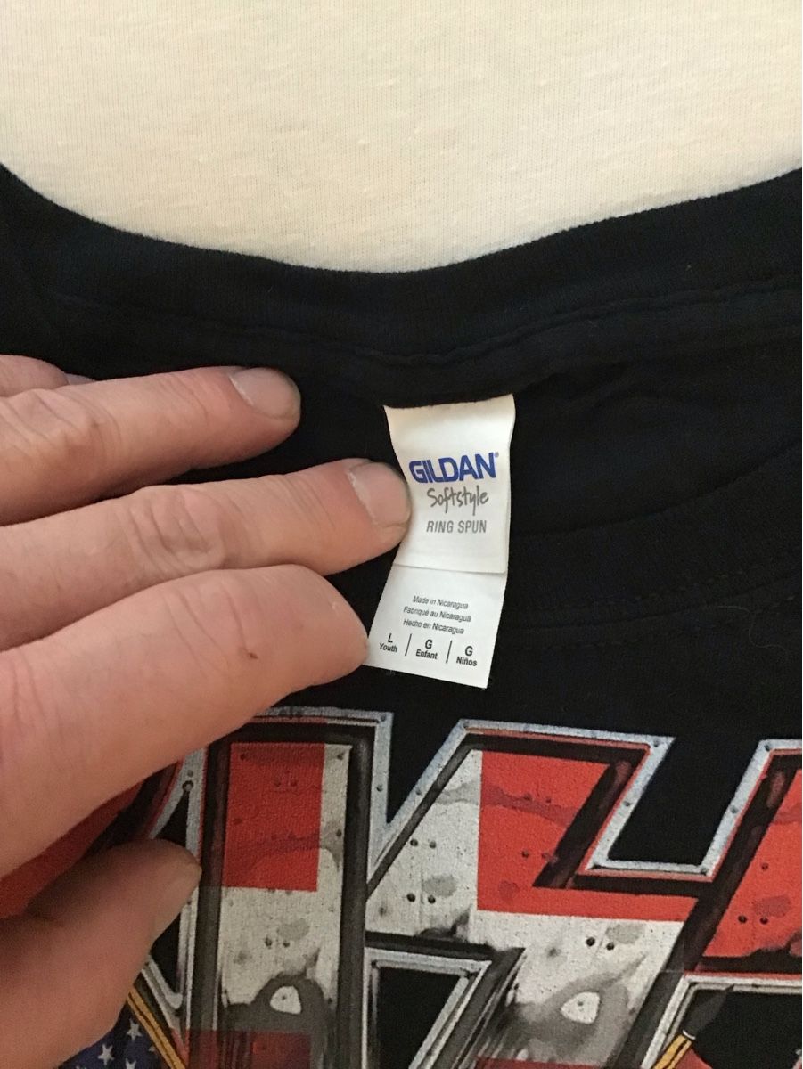 T-shirt: Kiss band shirt – Usato da Bettwiesen venduto da Jumpingfox 1