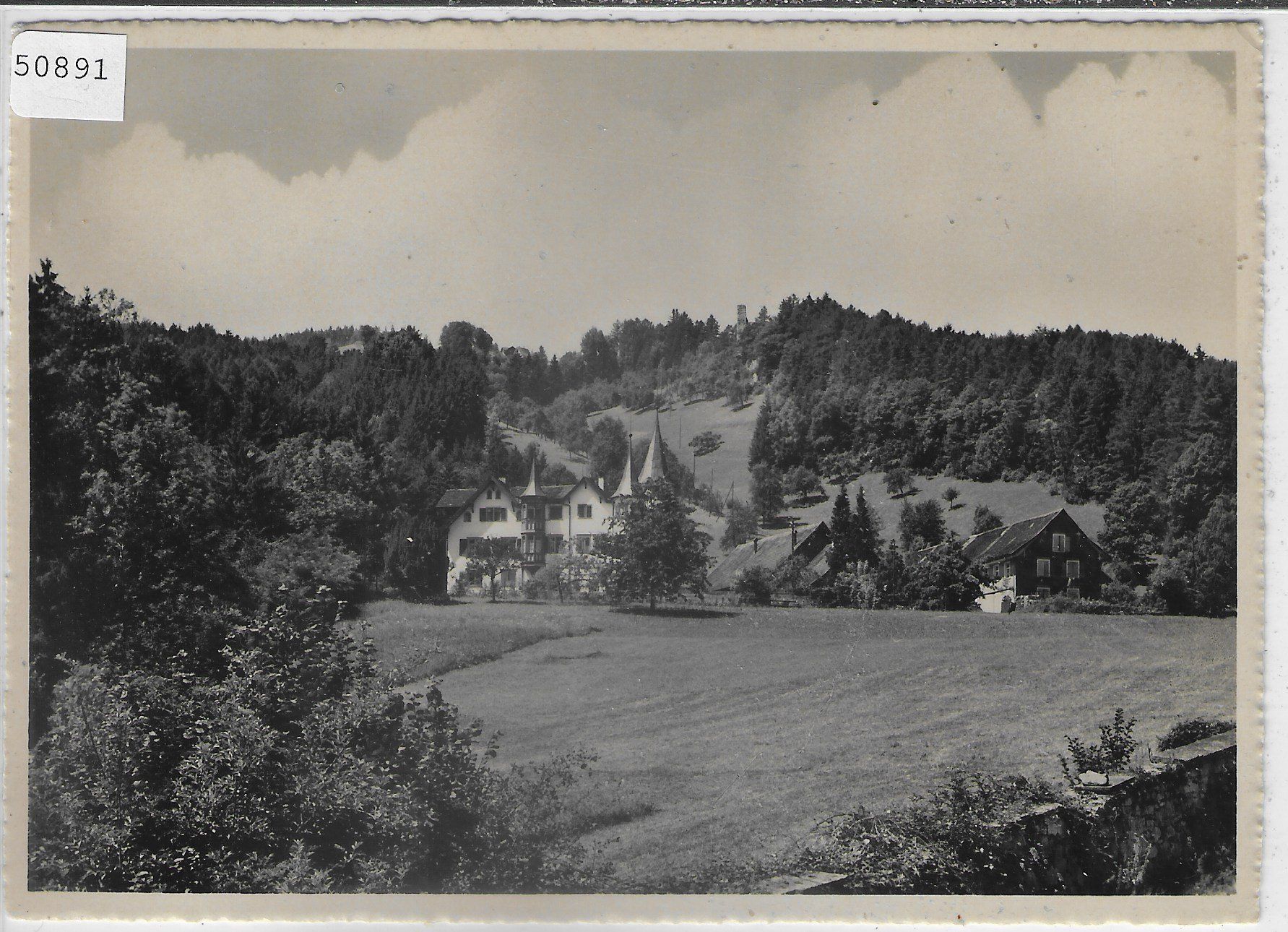 Cartoline postali: St. Margrethen - Vorberg mit Ruine Grimmenstein – Usato da Ettingen venduto da Kartenplanet