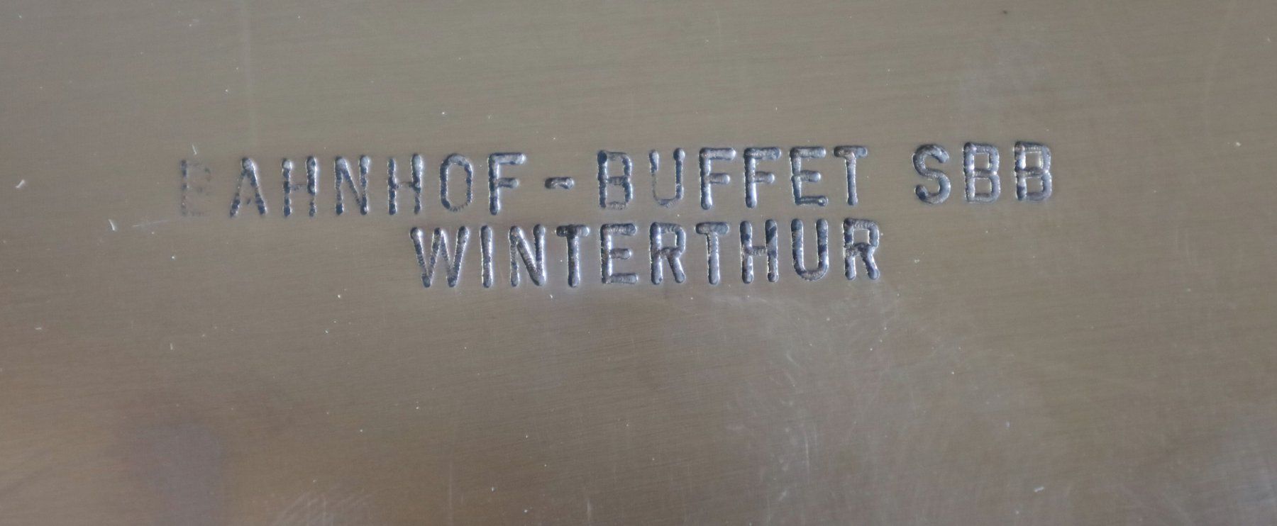 WMF Piatti di portata: Buffet SBB Winterthur WMF Serviertablett Tablett versilbert – Usato da Birrwil venduto da brandschatz_birrwil 5