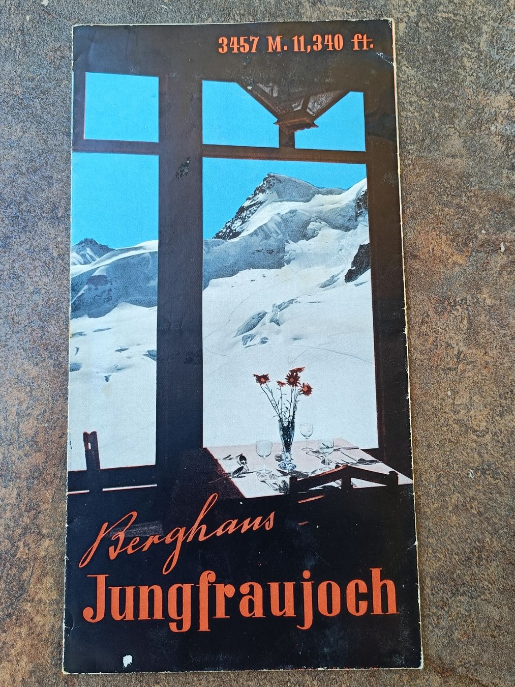 Dokumente: Alter Prospekt / Berghaus Jungfraujoch Eigergletscher 1939 – Gebraucht aus Brugg AG von Ente015 4