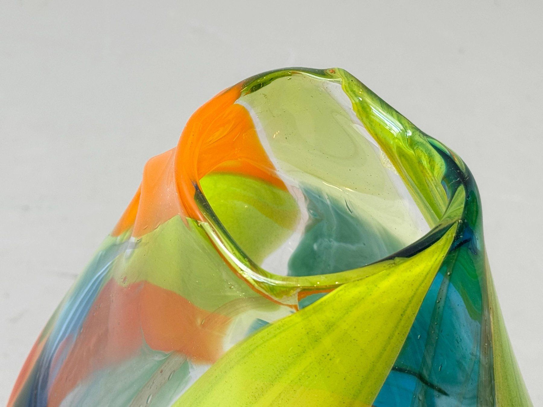 Vasi & Recipienti: Studioglas Vase Patchwork, Mdina Glass handsigniert Malta – Usato da Zürich venduto da LeMoege 4