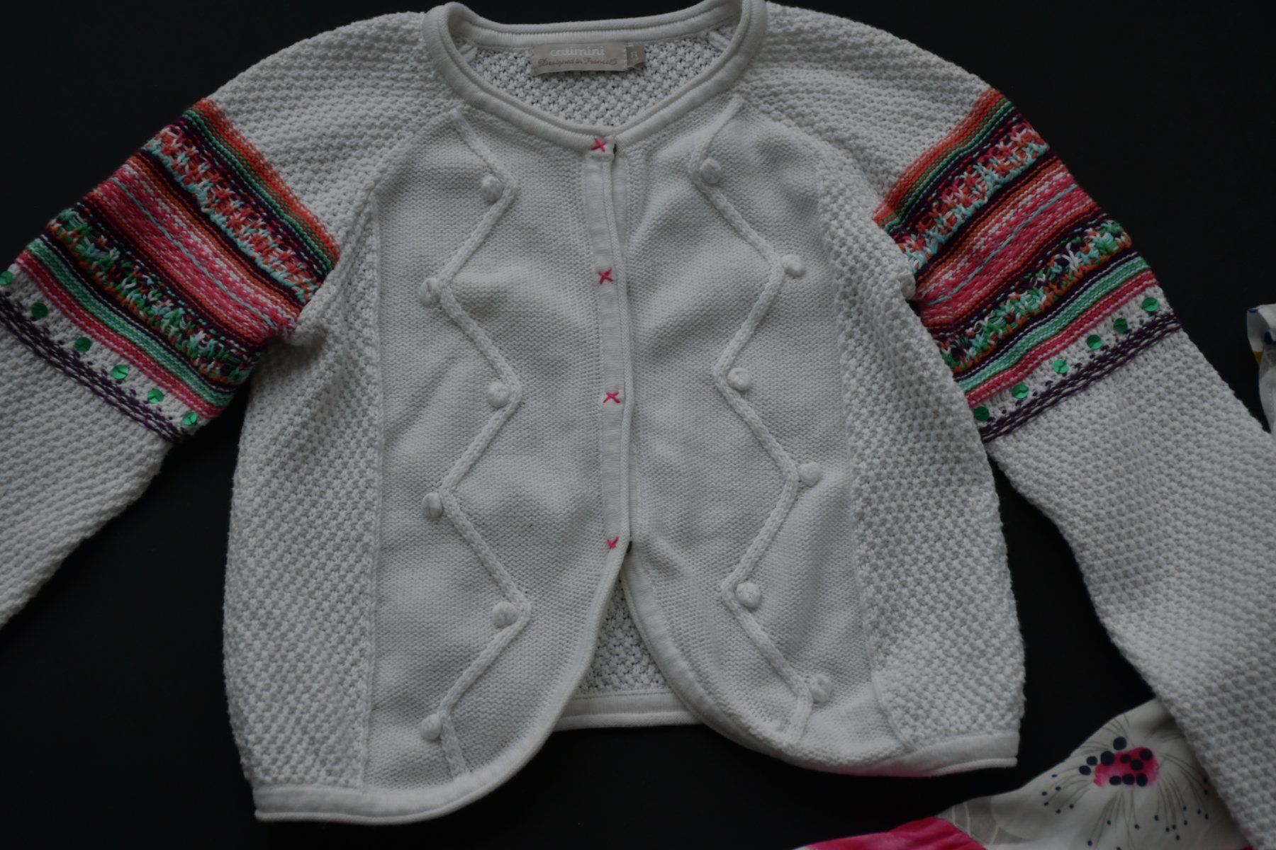 Catimini Vestiti & Gonne: Cardigan, Kleid Catimini gr.128 – Usato da Nuglar venduto da Korsika2 1