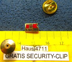 KAWASAKI MOTO LOGO SCHMUCK-PIN KLEIN-WINZIG MIT SECURITYCLIP