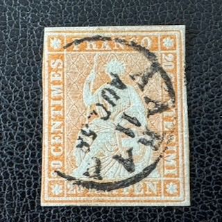 Alle Briefmarken: Strubel 25G/25B4, gestempelt – Gebraucht aus Stallikon von HILDECH1 1