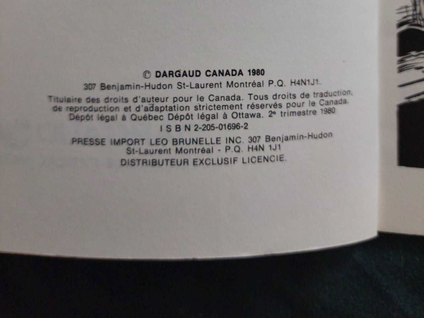 Comics: SiO / Mes Peurs EO 1980 BE+ – Gebraucht aus Genève von Blu_BD 4