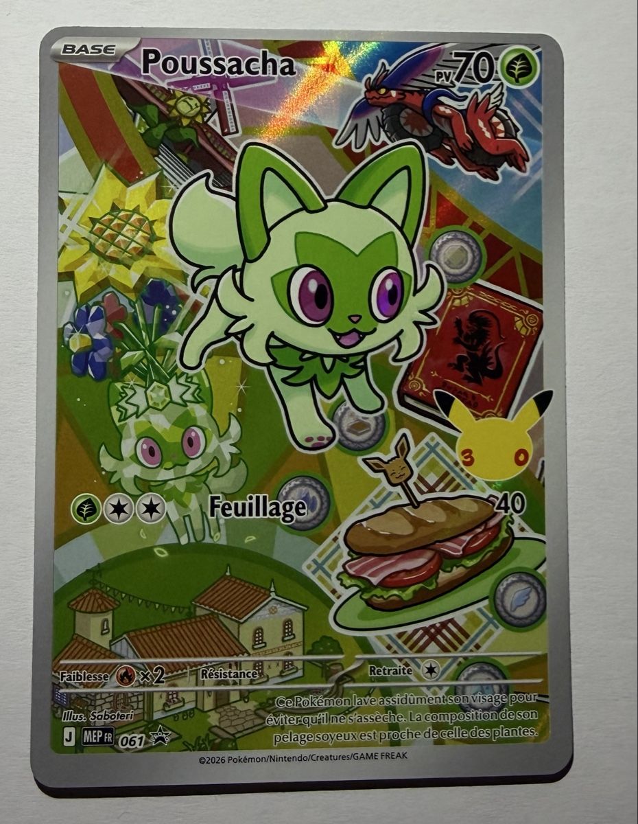 Pokémon Carte collezionabili: MEP FR Promo Gen 9 30 ans  – Nuovo (secondo la descrizione) da Vernier venduto da Flo_S19 2
