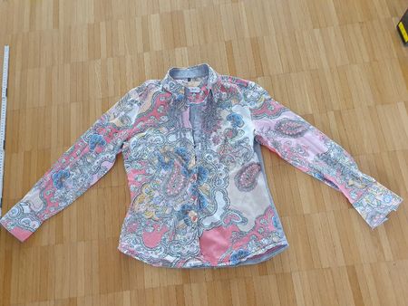 Otto Kern Damenbluse Gr. 40 Paisley Muster