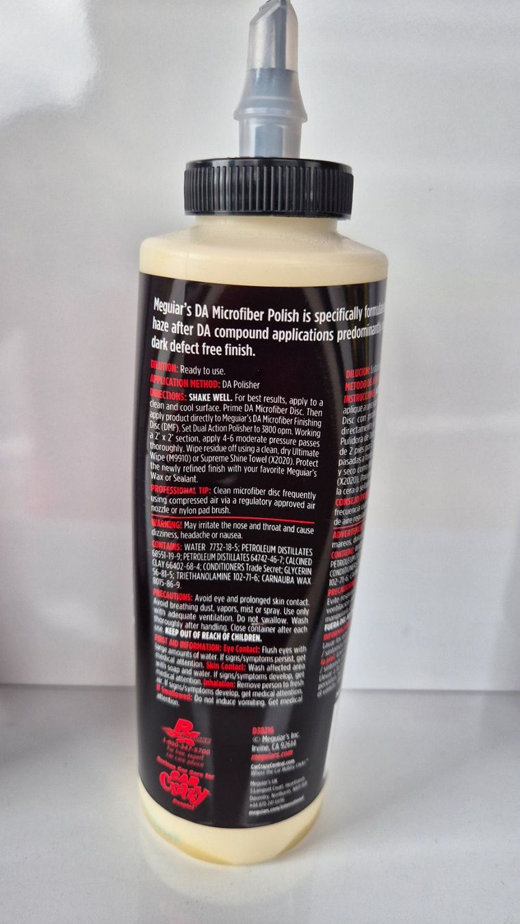 Meguiar's Prodotti per la cura: Meguiars D30216 DA Microfiber Polish 473 ml – Nuovo e nell'imballaggio originale da Züberwangen venduto da PHL2006 1