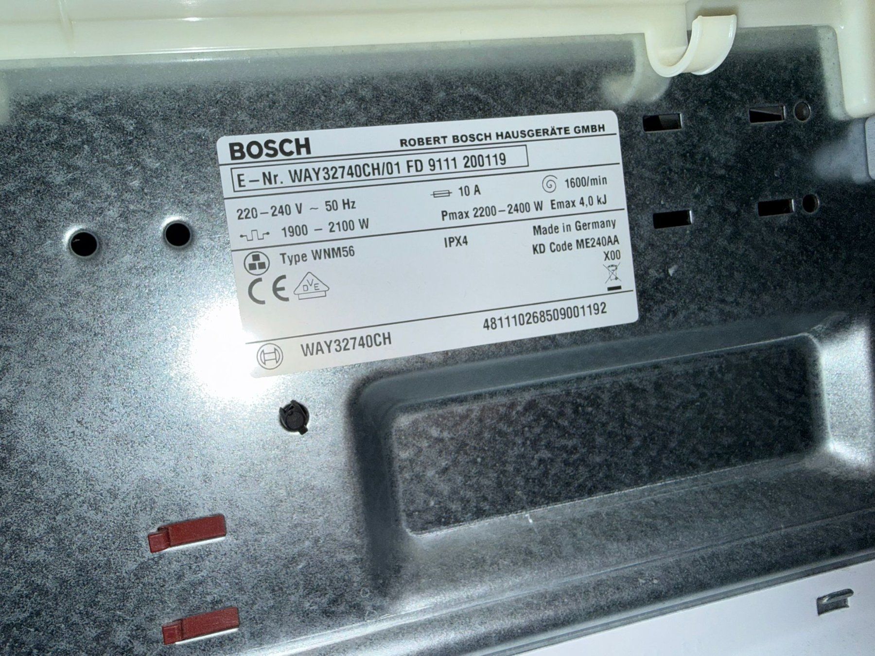Bosch Waschmaschinen: Bosch Waschmaschine WAY32740CH – Gebraucht aus Oberengstringen von Limmat8102 3