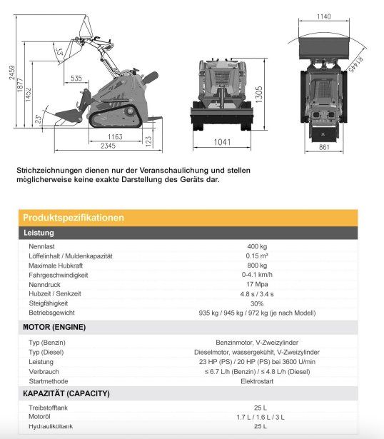 Tutte le macchine: Minilader - L3-B "Aktion" – Nuovo e nell'imballaggio originale da Grabs venduto da Time-tech 4