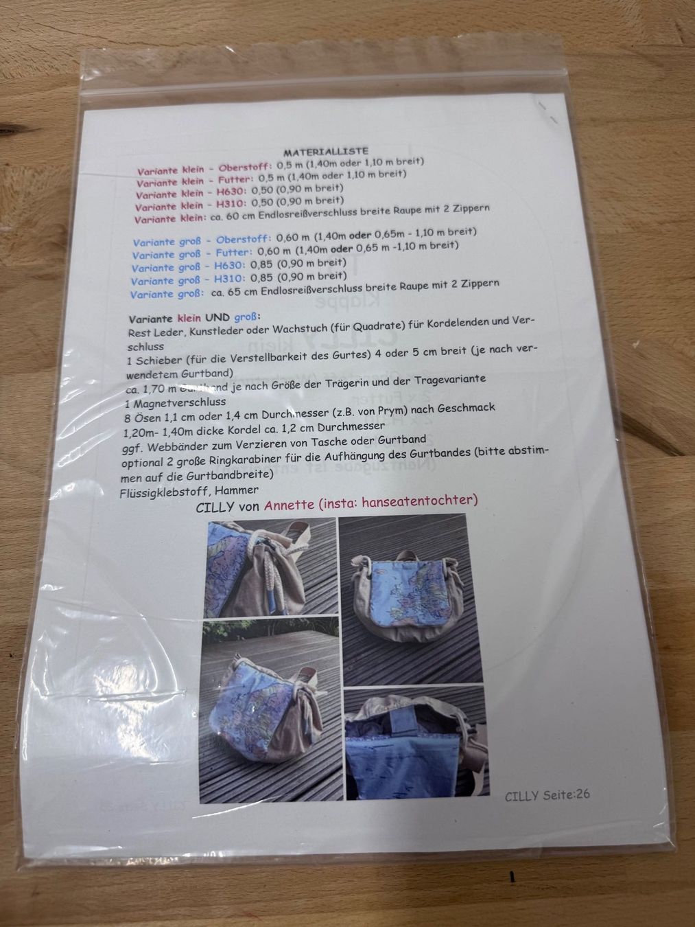 Cartamodelli: Schnittmuster Konvolut fabrikneu – Nuovo e nell'imballaggio originale da Holziken venduto da brockolino 7