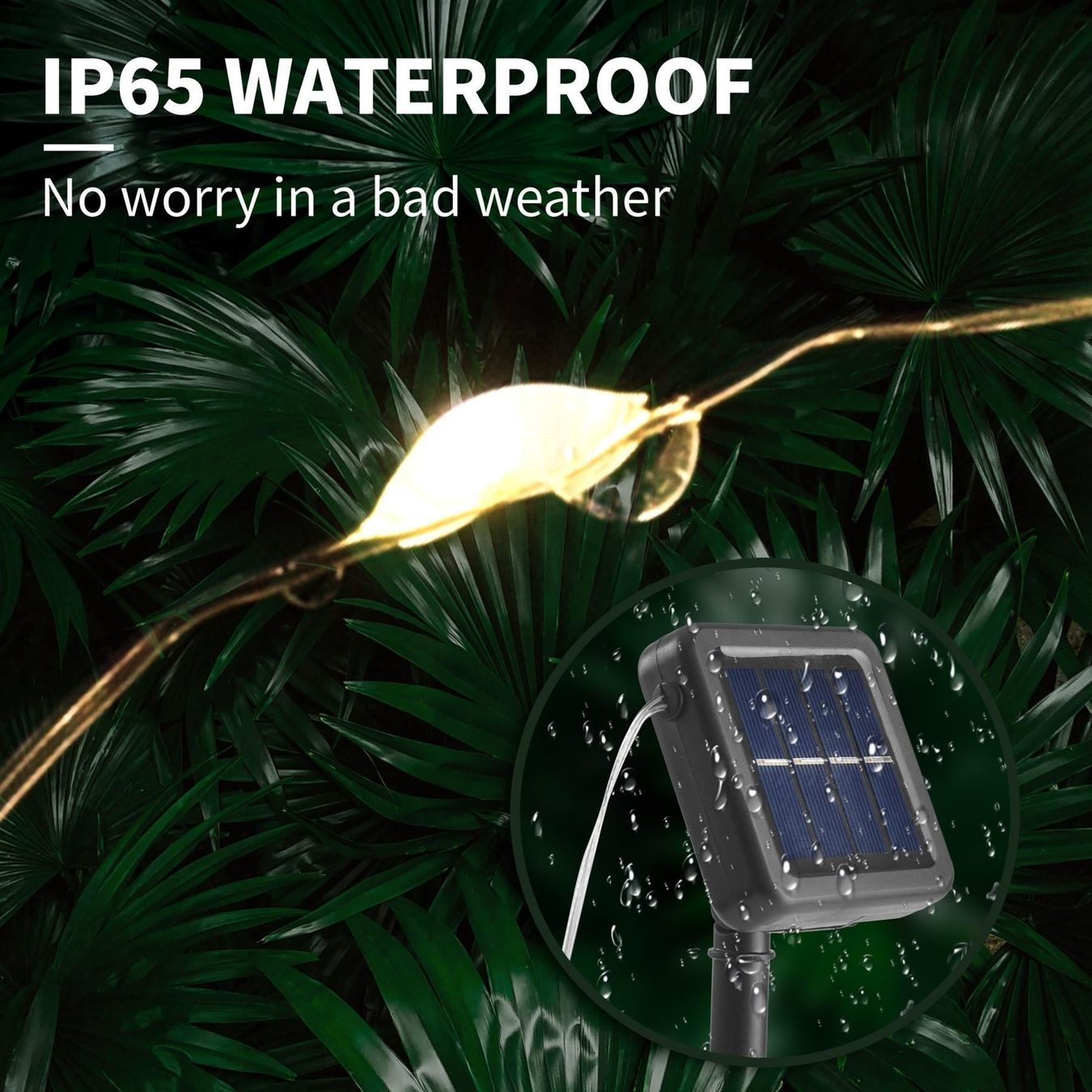 Ghirlande e barre luminose: 15m LED 2 Stück Solar Lichterkette Ausse – Nuovo (secondo la descrizione) da Thun venduto da Newnewshop 5