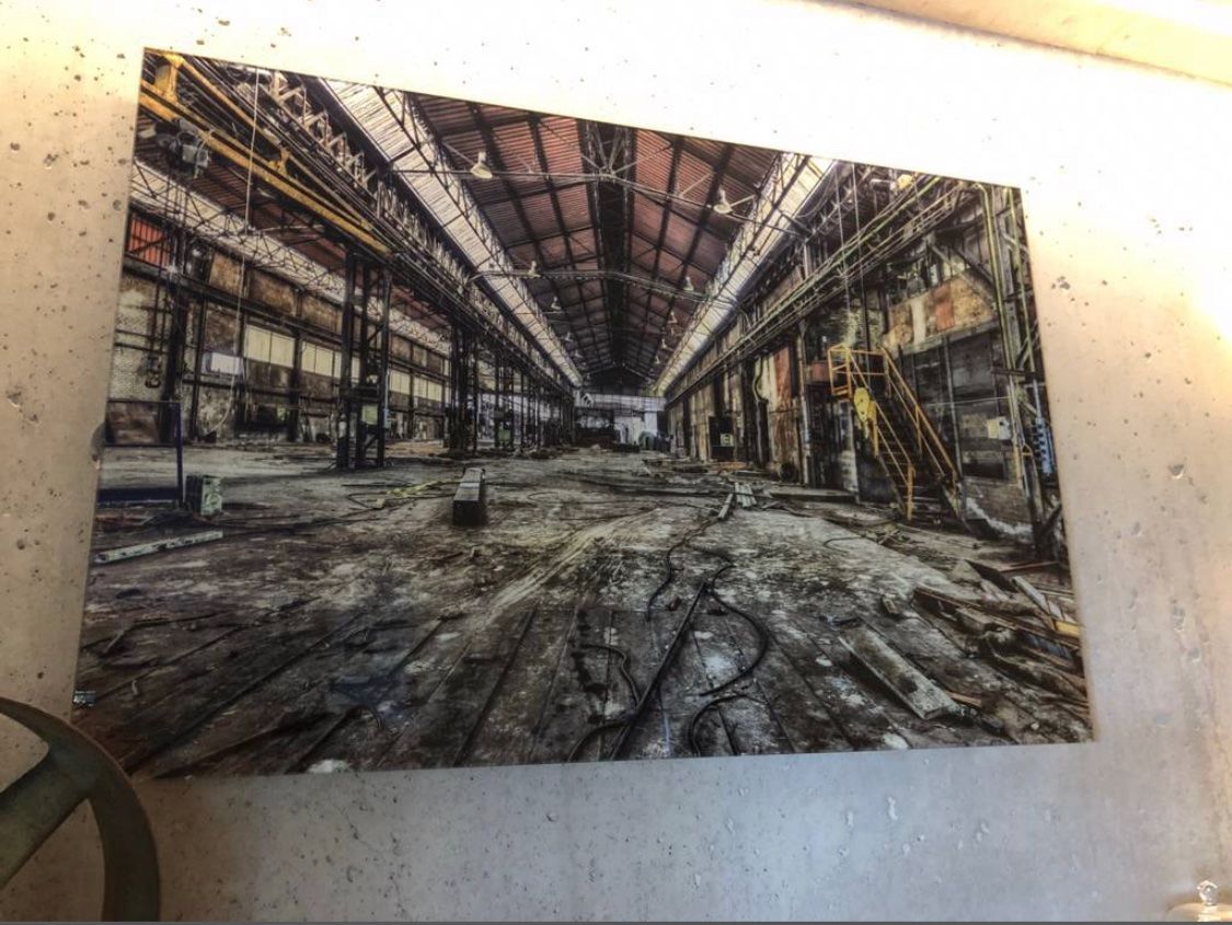 Foto & Immagini: Tableau usine industriel sur verre – Nuovo (secondo la descrizione) da La Rippe venduto da jeje12 1
