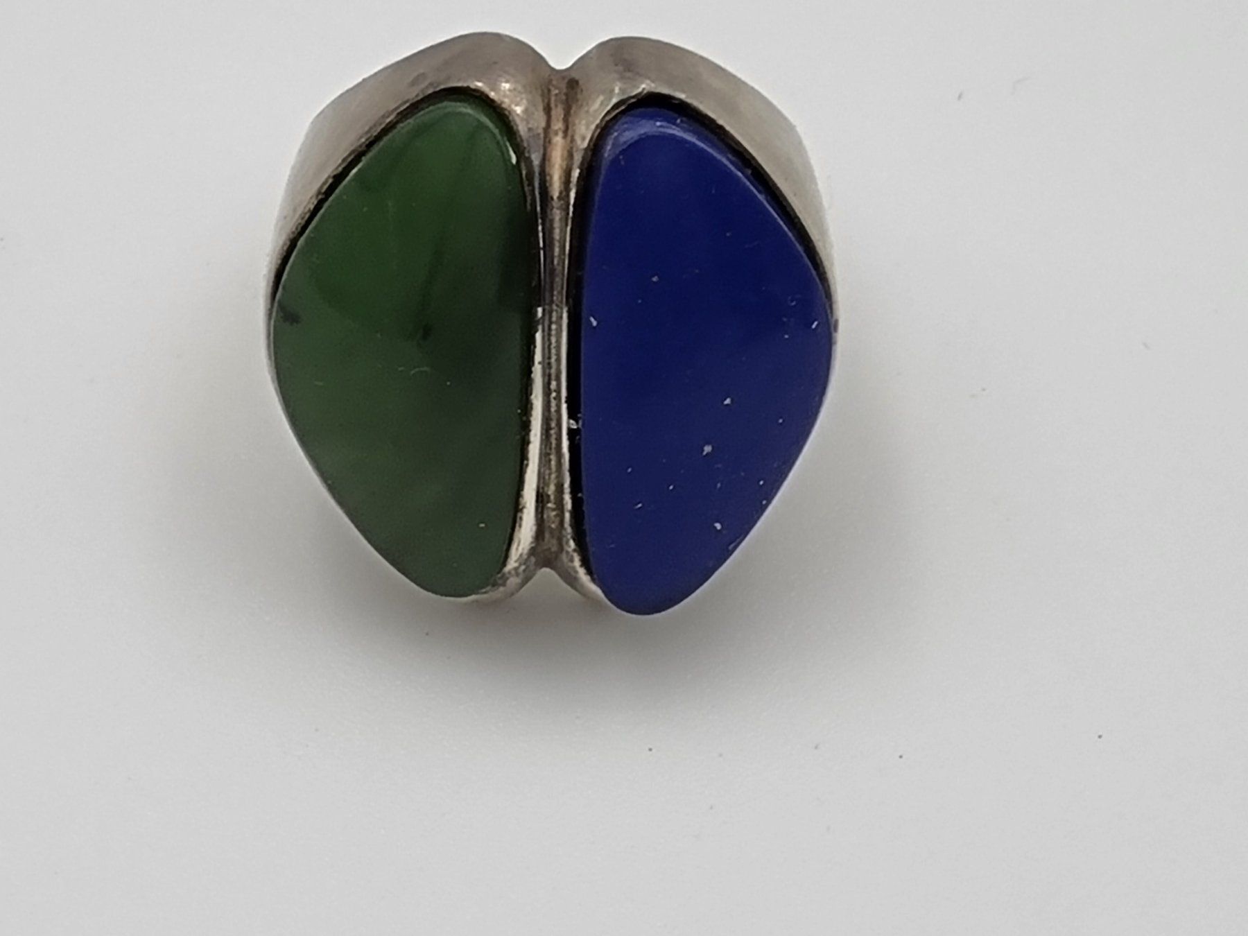 Ringe: Silber Ring mit Jade und Lapis Lazuli – Gebraucht aus Kölliken von ter_lkc7 7