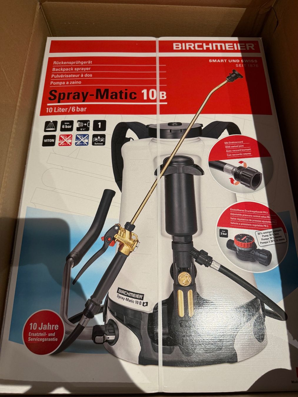 Medizinaltechnik: Rückensprühgerät Spray-Matic 10B Birchmeier – Neu und originalverpackt aus Urdorf von mil_lcb8