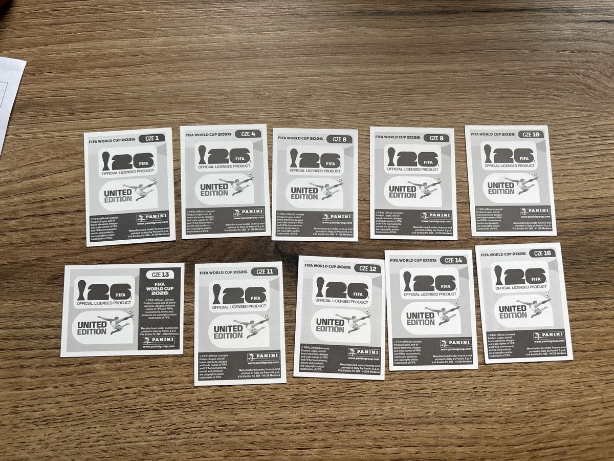 Panini Carte collezionabili: Panini WM 2026 Stickers Tschechien – Nuovo (secondo la descrizione) da Menznau venduto da Hetfield85 1