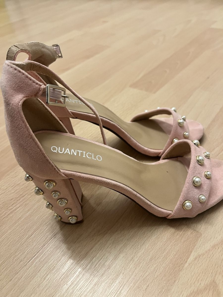 Scarpe da donna: Puderrosa High-Heels mit Perlen – Usato da Merenschwand venduto da Pao_29 2
