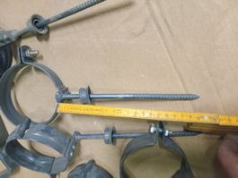 PREFA Rohrschellen Ablaufrohr Alu 100mm