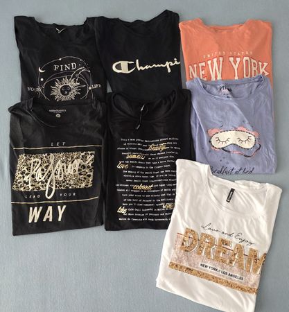 Damen T-Shirts 7 Stk. Mix Grösse L/XL /XXL guter Zustand!!