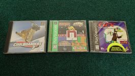 Coolboarders 3 (Jap) Gex (US)  Namco Museum vol 1 (US)