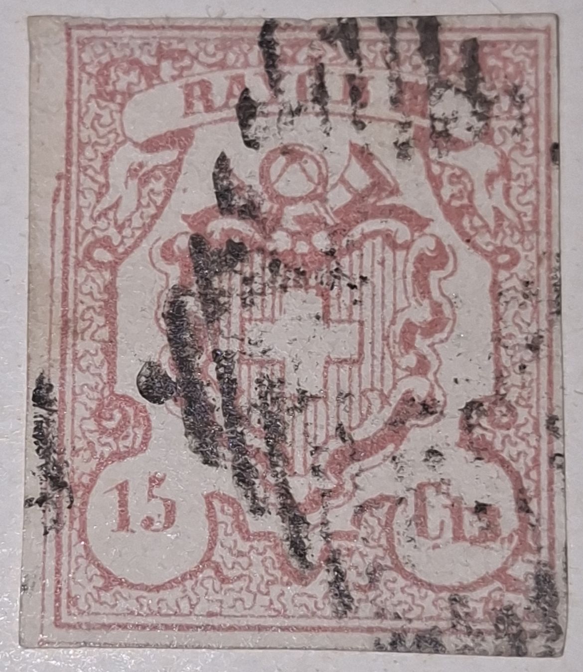 Alle Briefmarken: Rayon Nr. 19 Kat. 1500.- – Gebraucht aus Balgach von SIMEON27