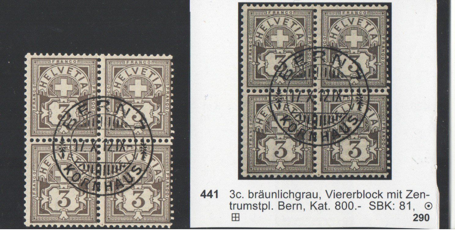 Alle Briefmarken: Ziffermuster – Gebraucht aus Echichens von mullerch