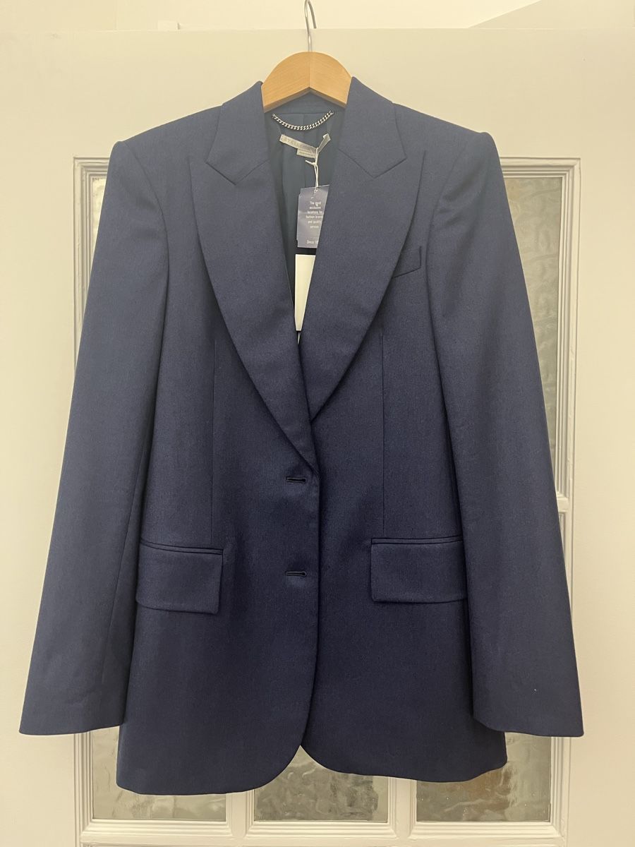 Stella McCartney Giacche: Stella McCartney Blazer in dunkelblau – Nuovo e nell'imballaggio originale da Zürich venduto da bim_qy95