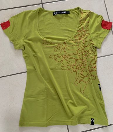 ZERGATIK T- Shirt grün gemustert Gr. S