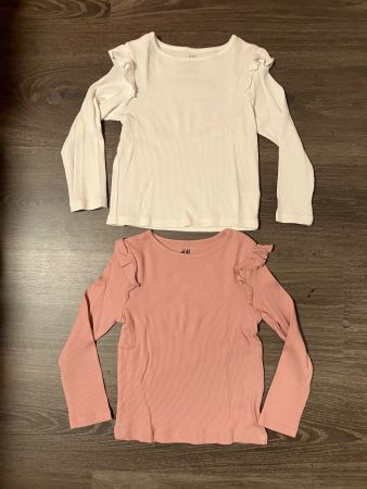 Langarmshirts H&M 98/104 - 2 Stk.