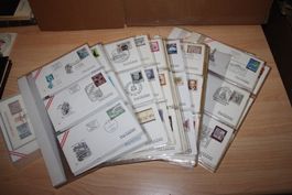 Österreich - FDC Sammlung von 1976-1980 - 70 Briefe