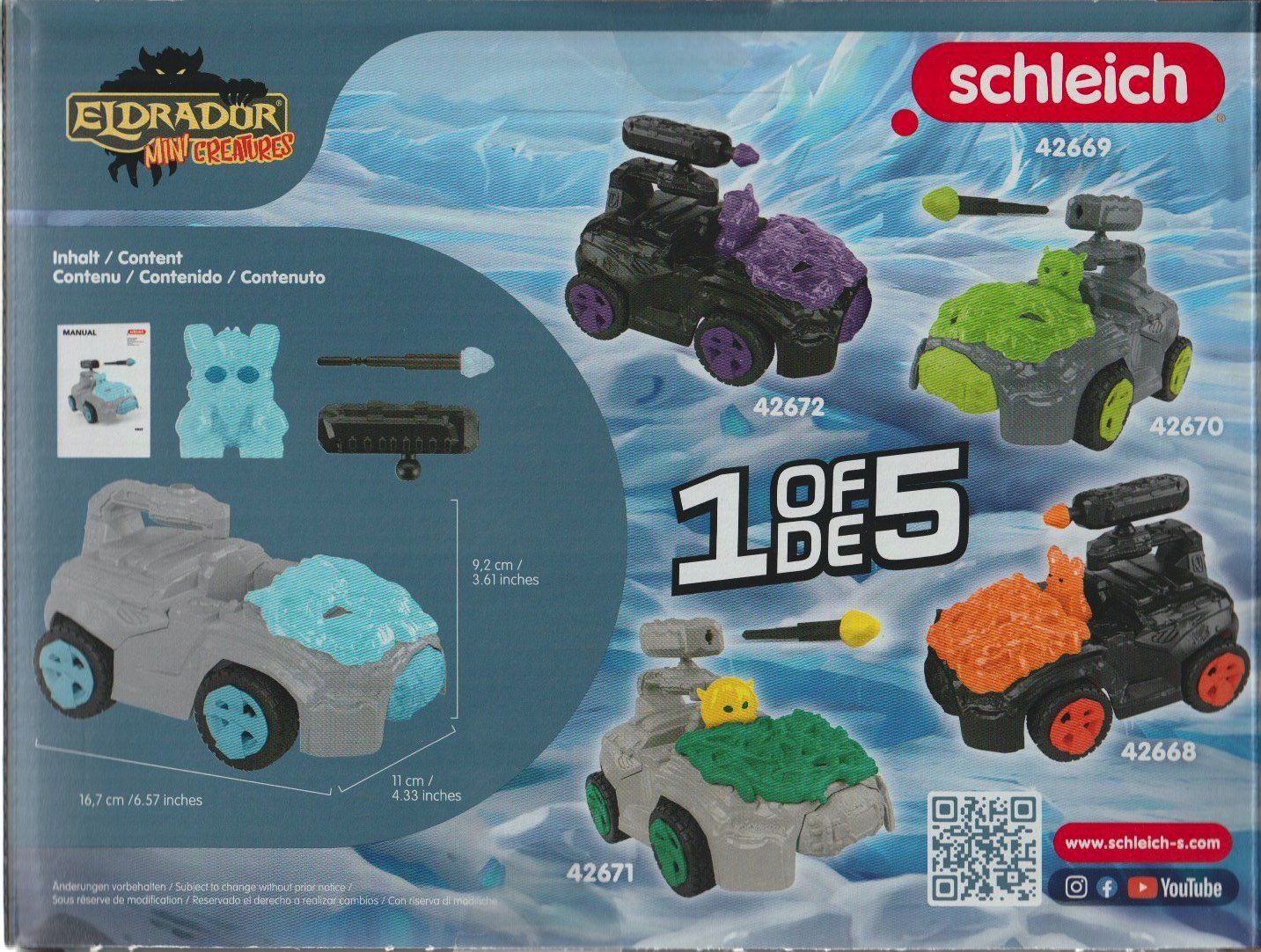 Schleich Spielzeuge: SCHLEICH ELDRADOR MINI CREATURES 42669 ICE CRASHMOBILE + MIN – Neu und originalverpackt aus Vezia von Aquarius_Age 1
