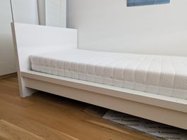 Bett IKEA weiss komplett 90x200 cm guter Zustand