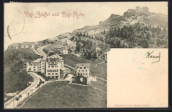 Ansichtskarten: Rigi-Staffel, Panorama mit Rigi-Kulm und – Gebraucht aus Berlin von bartko-reher