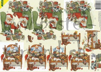 Kits de loisir créatif: 3D Schnittbogen Nikolaus – Neuf (Voir description) à Schlatt TG par kreativ-atelier