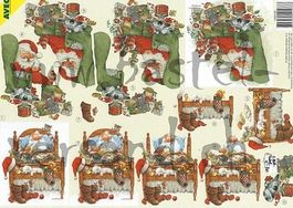 3D Schnittbogen Nikolaus